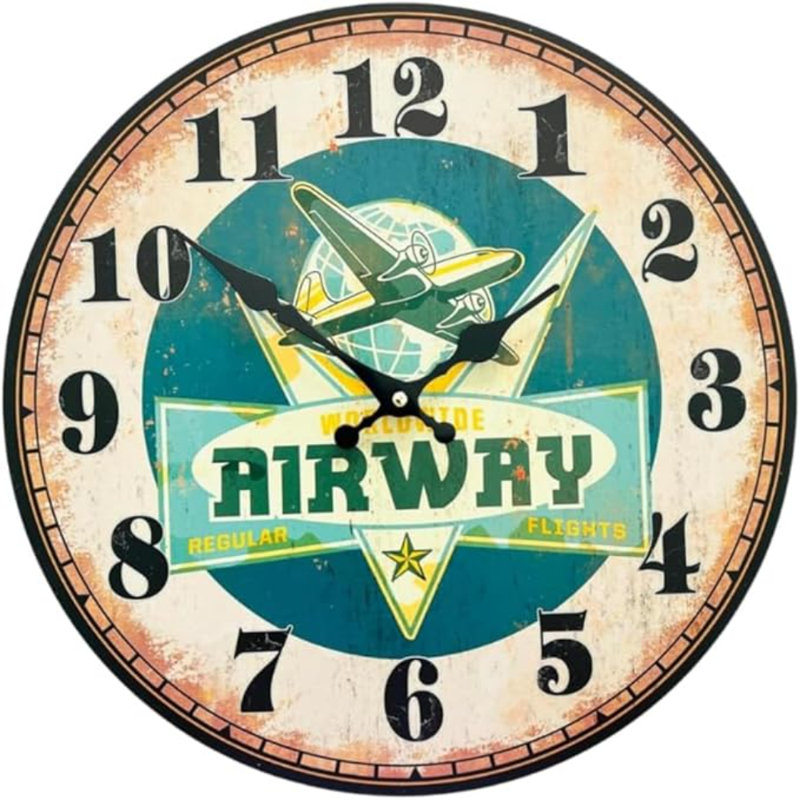 Horloge murale 13 pouces Airway