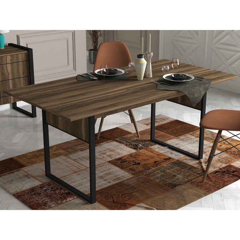 Geertruida Solid Wood Base Dining Table