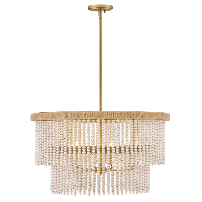 Lustre cylindrique convertible Hinkley Indra, H 49,25 po x l 28,25 po x P 28,25 po, 5 lumières