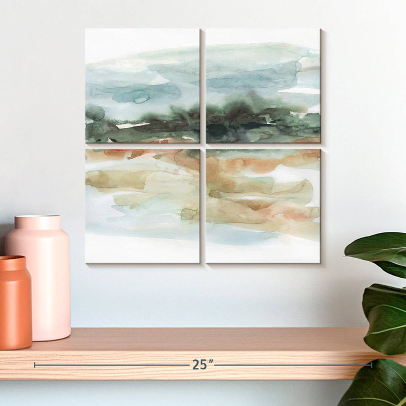 Avery Rainwashed Landscape, 18" H x 18" W