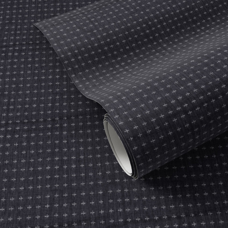Cerah Abstract Wallpaper Roll by FH Art Studio, Charcoal