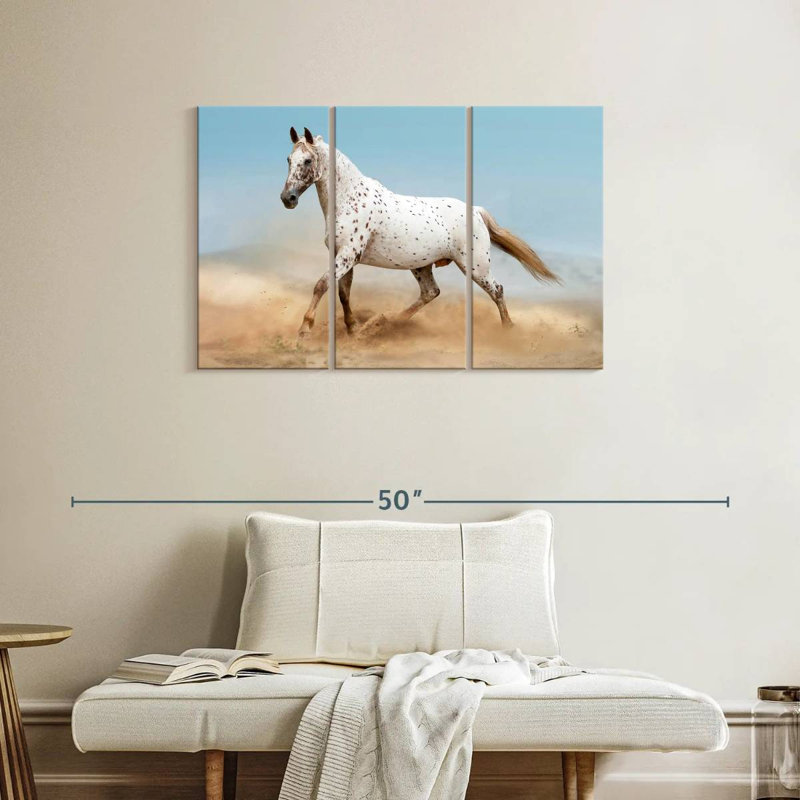 Cheval du désert Brampt Appaloosa, H 24 po x l 38 po