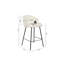 Upholstered Counter Stool with Metal Frame-88208214