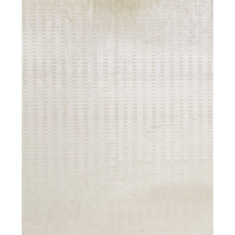 Tapis blanc de haute qualité noué à la main