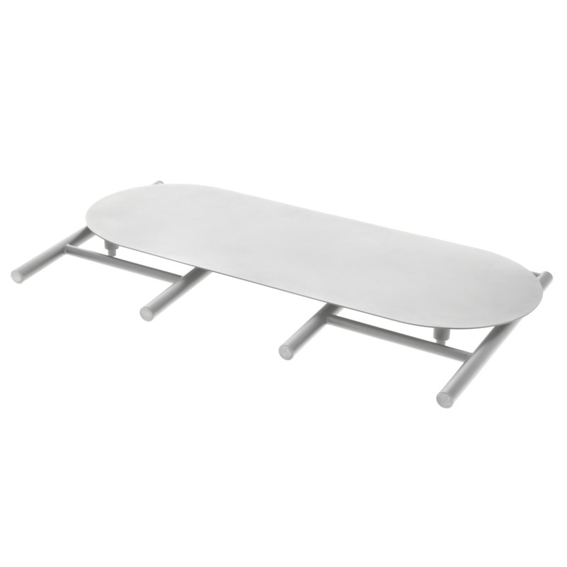 Banc d'extérieur DISC, Gris tourterelle