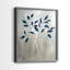 Indigo Foliage I-Premium, reproduction encadrée - prête à être accrochée - aucun clou requis - aucun clou requis-108037336-108037342