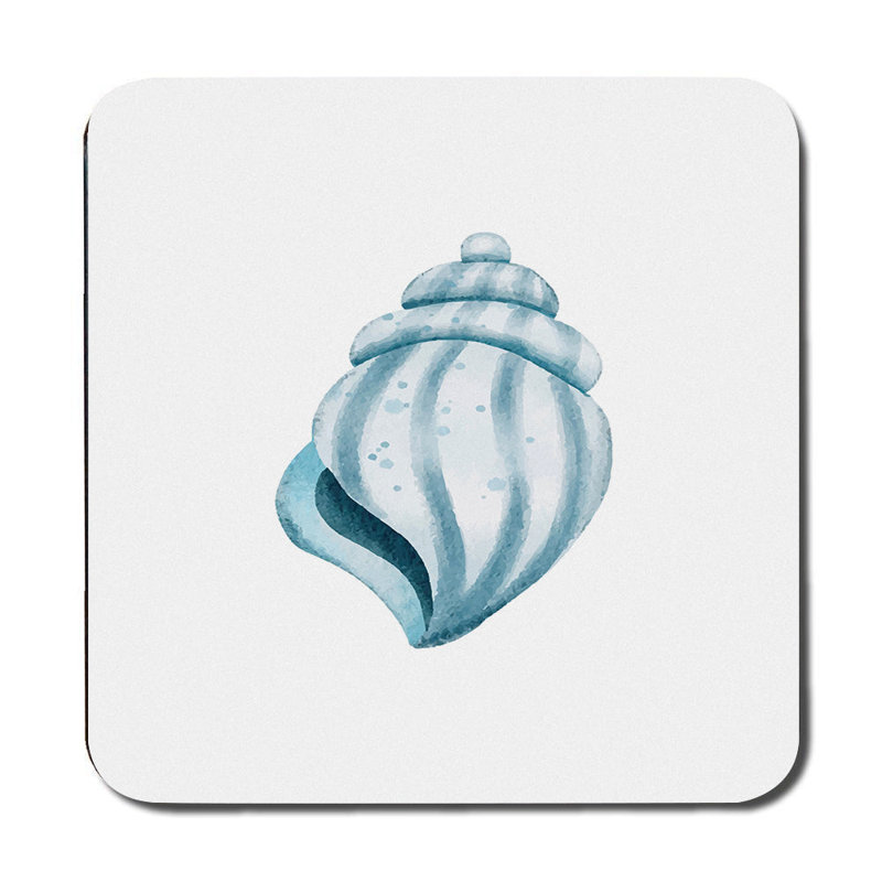 Seashell Collection Wood Placemat Coaster Set Exclusive