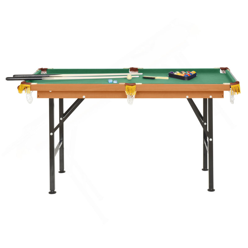 Table de billard pliante portative 55 po Soozier, Vert