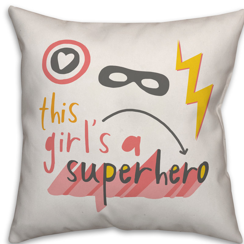 Textual Throw Pillow