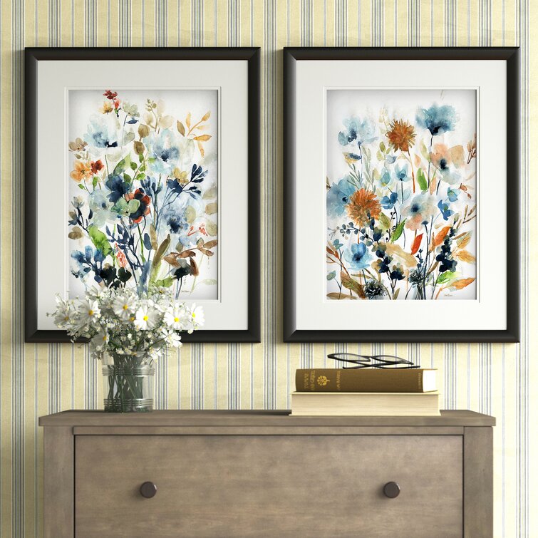 Holland Spring Mix - 2 Piece Picture Frame Painting Print Set