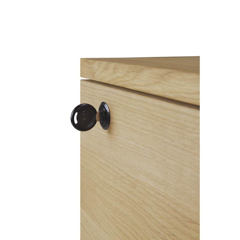 Billy 3 Drawer Storage Drawer, Oak
