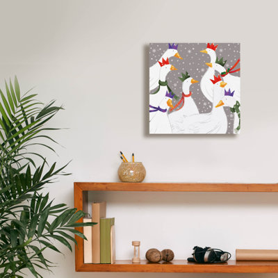  «Party Geese» par Elle Media Group, art mural sur toile