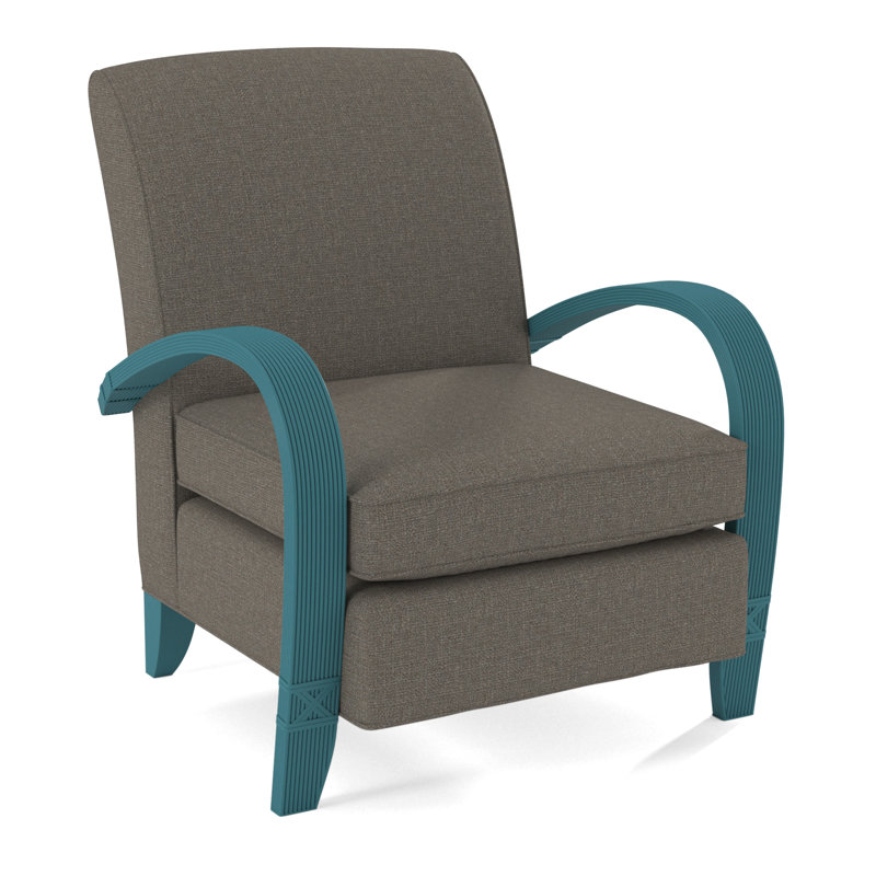 Vero Armchair, Black, Gray Sugar Performance; 0863-84
