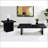 Exeter Black Square End Table