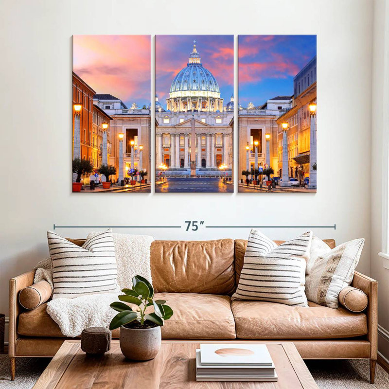 Adella, Basilique Saint-Pierre, Vatican, H 42 po x l 65 po