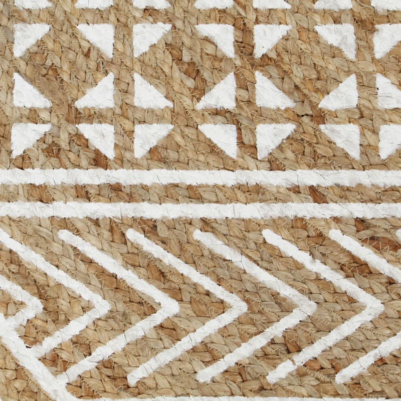 Round Pyxis Geometric Area Rug, Round 120cm