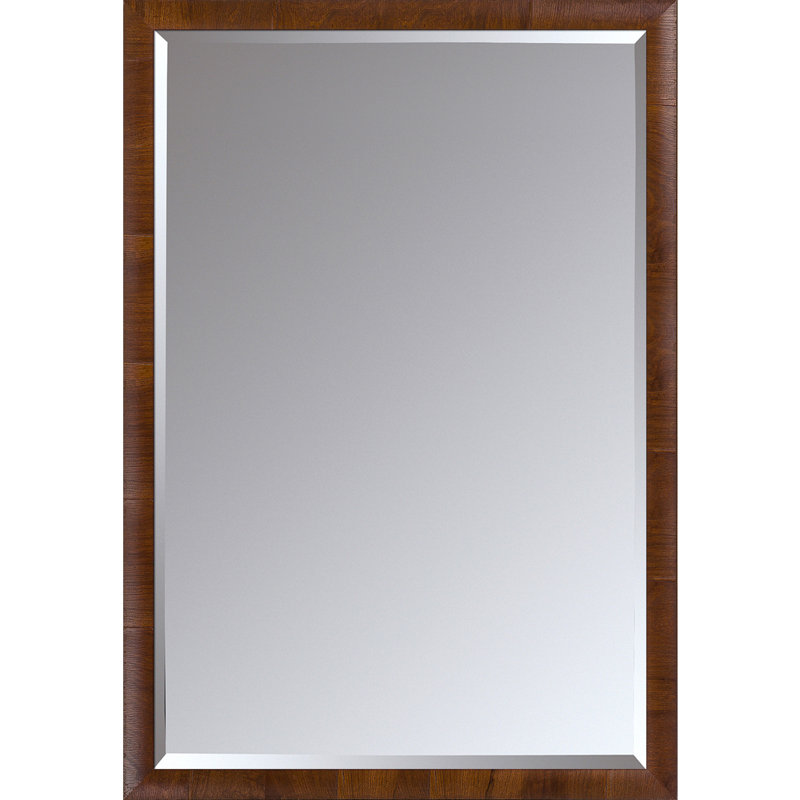 Miroir décoratif biseauté traditionnel Raylee, 12 po x 39 po