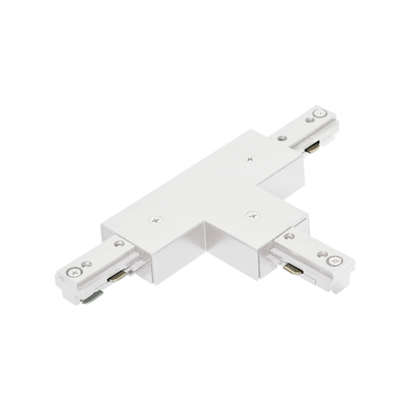 Connecteur/alimentation réglable en t, Blanc