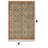 Distressed Traditional Rust Border Area Rug