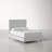 Capra Solid Wood Low Profile Standard Bed-671229239