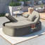 Chaise longue d'extérieur en osier Xhuliana -169161383