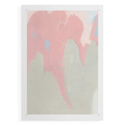 Blushing Abstract IV -Canvas Print Only - NOT FRAMED