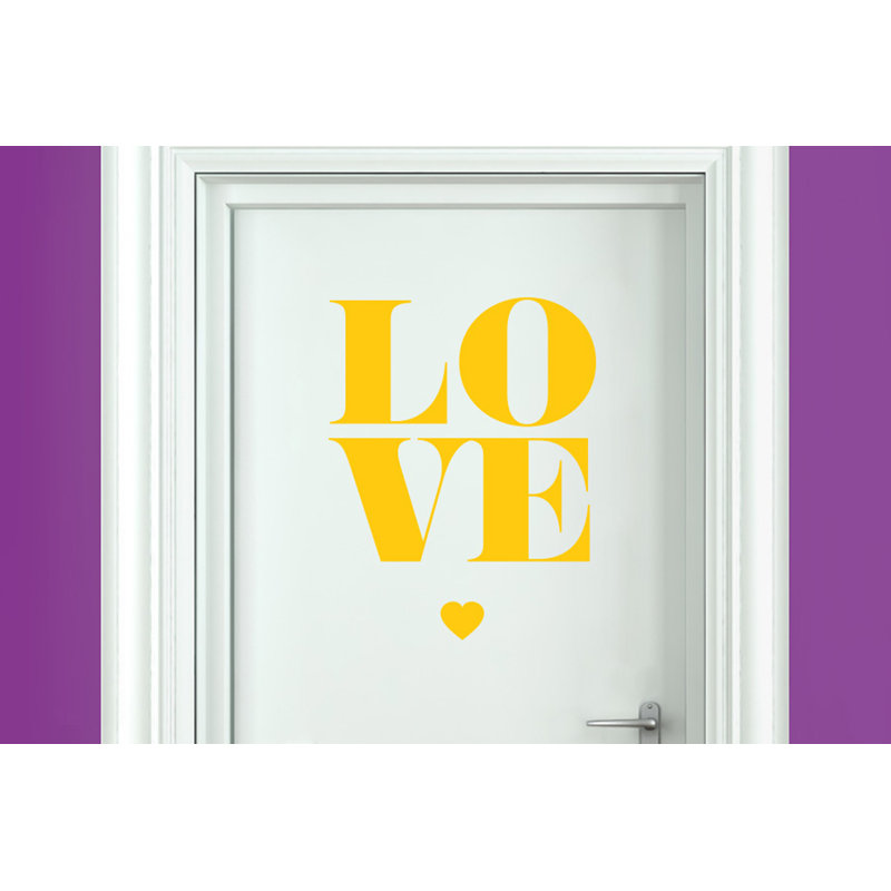 Wall Decal, Dark Yellow