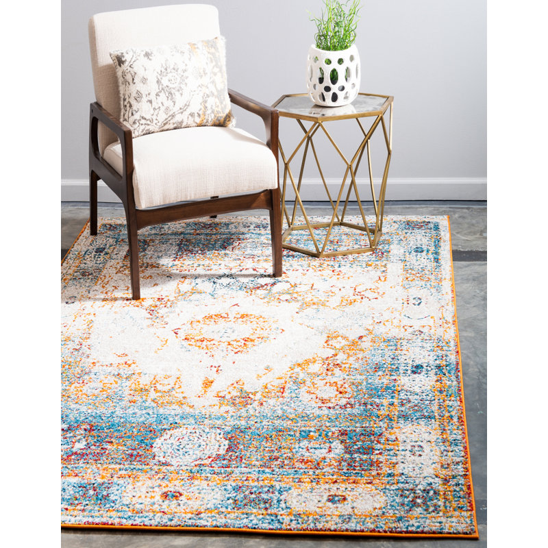 Walmoor Oriental Indoor Rug, Rectangle 5'1" x 8'