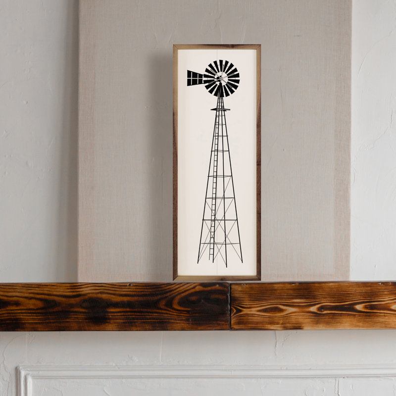 Windmill White, 48" H x 16" W