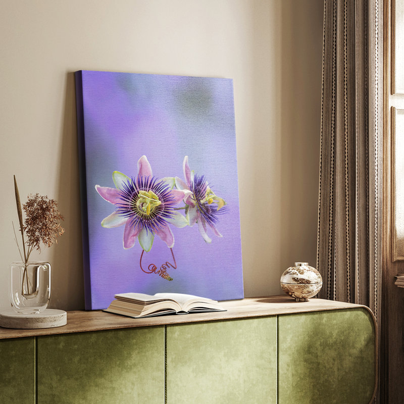 Exotic Flower Burst II - galerie sur mesure Cavas