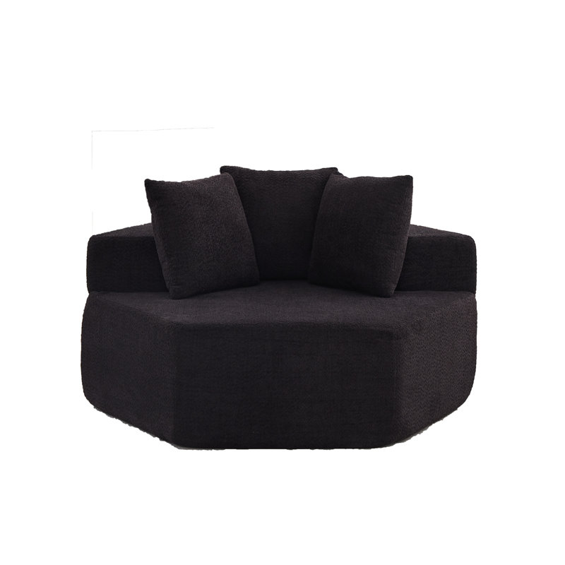 Canapé modulaire hexagonal, Black