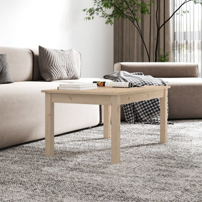 Table basse vidaXL Bois de pin massif