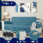 Microfibre/Microsuede Reversible Box Cushion Sofa Slipcover-1998516892