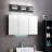 3 - Light LED Vanity Light-605816452
