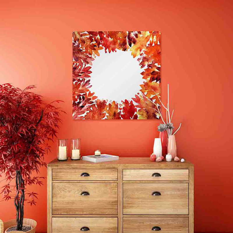 Absalom Flat Wall Mirror, 124cm H x 124cm W