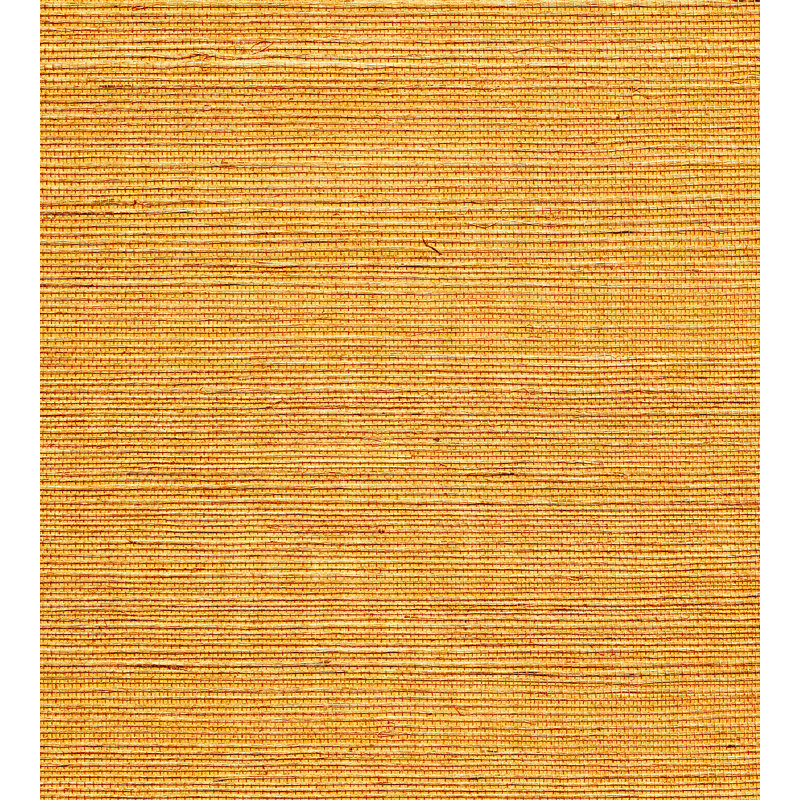 Rouleau de papier peint en sisal biologique, Terre de Sienne, Sisal
