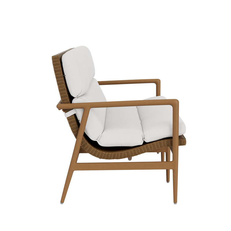 Outdoor 3 - Seat Patio Sofa, White
