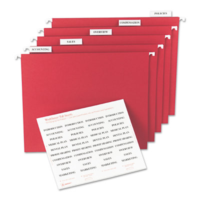 Avery® Laser/Ink Jet Inserts For Hanging File Fold Paper Hanging Files Cabinet