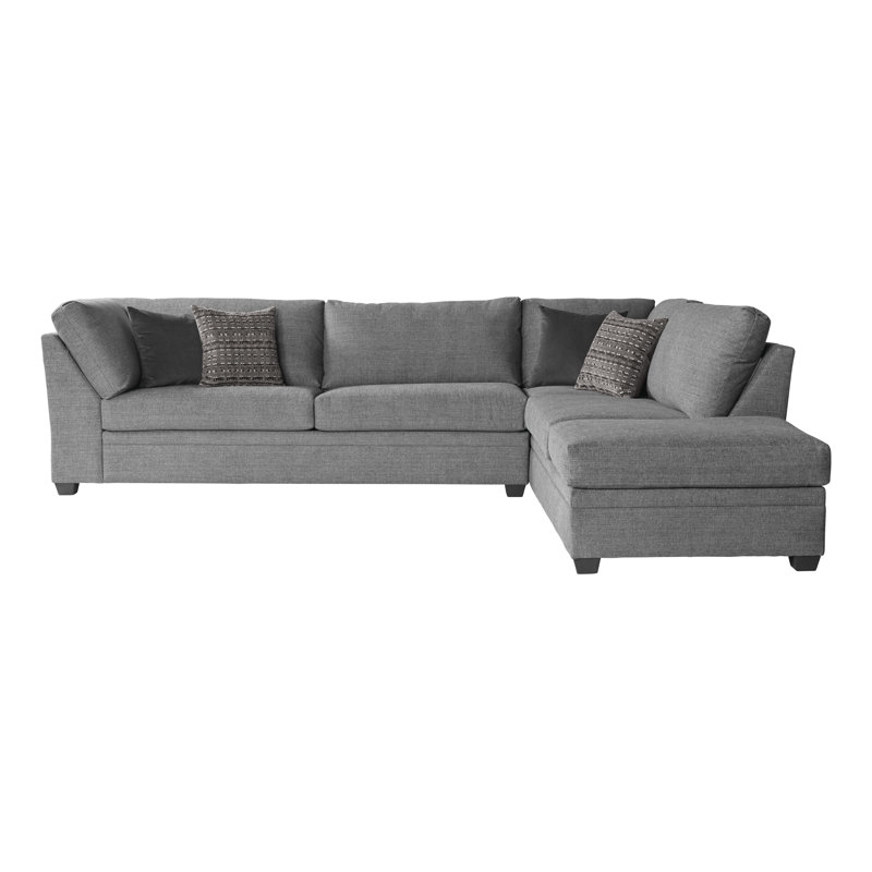 Canapé et chaise longue Allisson de 130 po Allisson, Orienté à droite, Ciment