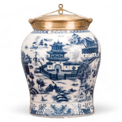 Hand Painted Decorative Porcelain Jar