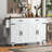 53.5''Farmhouse Kitchen Island With Power Outlet-523955785