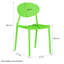 Stackable Outdoor Patio Dining Side Chair-302013930