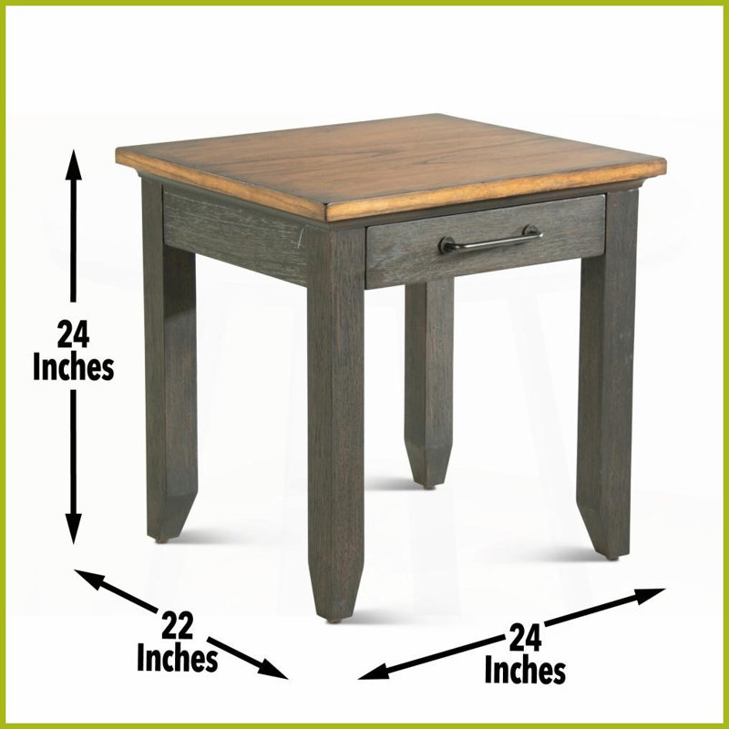 Bear Creek Brown Contemporary Coffee Table with Storage Drawer - Mindi Veneers &amp; Engineered Woods