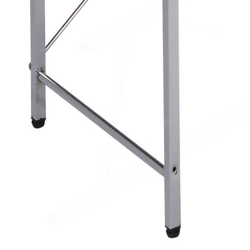Bureau d'écriture industriel moderne avec tablettes pour un espace de travail efficace
