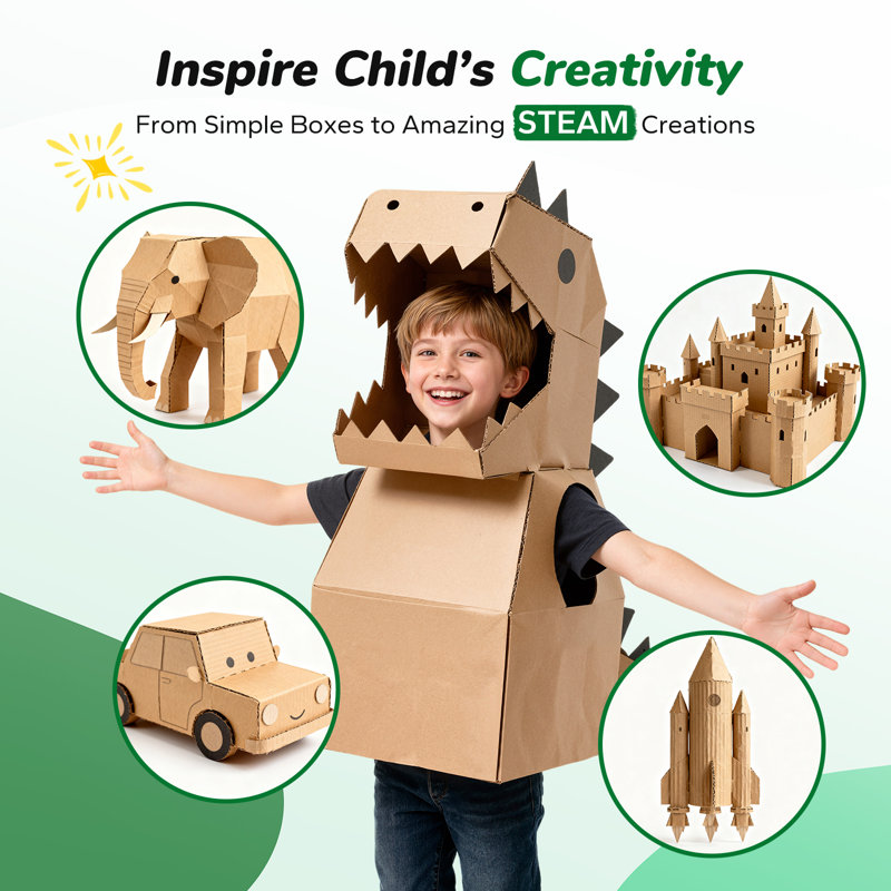 Coupe-carton pour enfants, jouet éducatif pour garçons et filles, projets de bricolage en carton