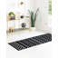 Tapis noir / blanc en polypropylène tissé à la machine Briehn-511081556