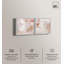 Ensemble de 2 décorations murales sur toile Blush-1743502987-1743503101