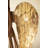 RUSTIC AND GOLD PAINTED CHRISTMAS ANGEL