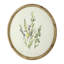 S/4 D19.7" Flora Print Round Frame
