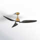 Belle 52'' 3 Blade Ceiling Fan with LED Light Kit
